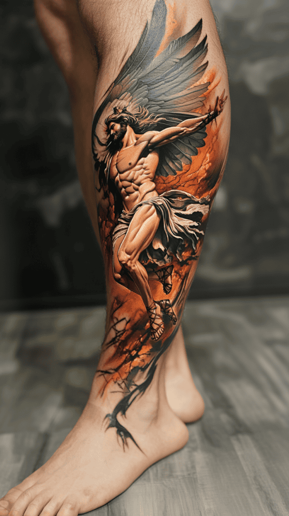 Secrets of the Gods: 23 Divine Tattoo Concepts for the Modern Man 30 Hermes Winged Voyage