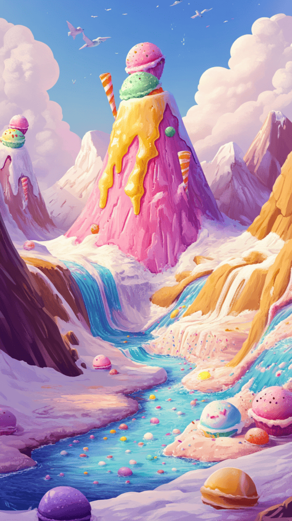 20 Hilarious Phone Wallpapers That Make Every Unlock Better 28 Ice Cream Mountain 3