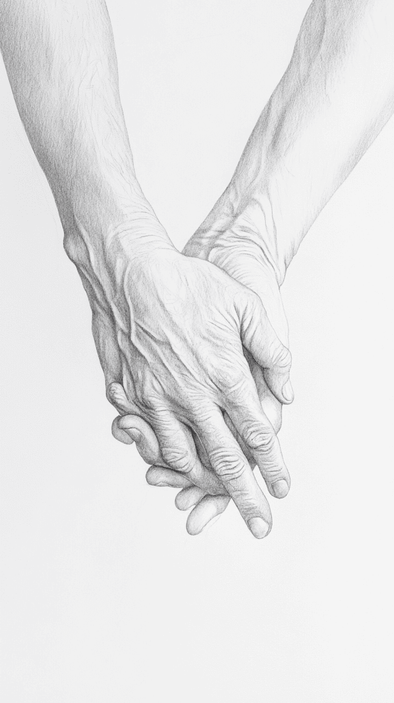 Unlock Your Heart: 18 Romantic Drawing Ideas That Capture Love Perfectly 6 Intertwined Hands 2