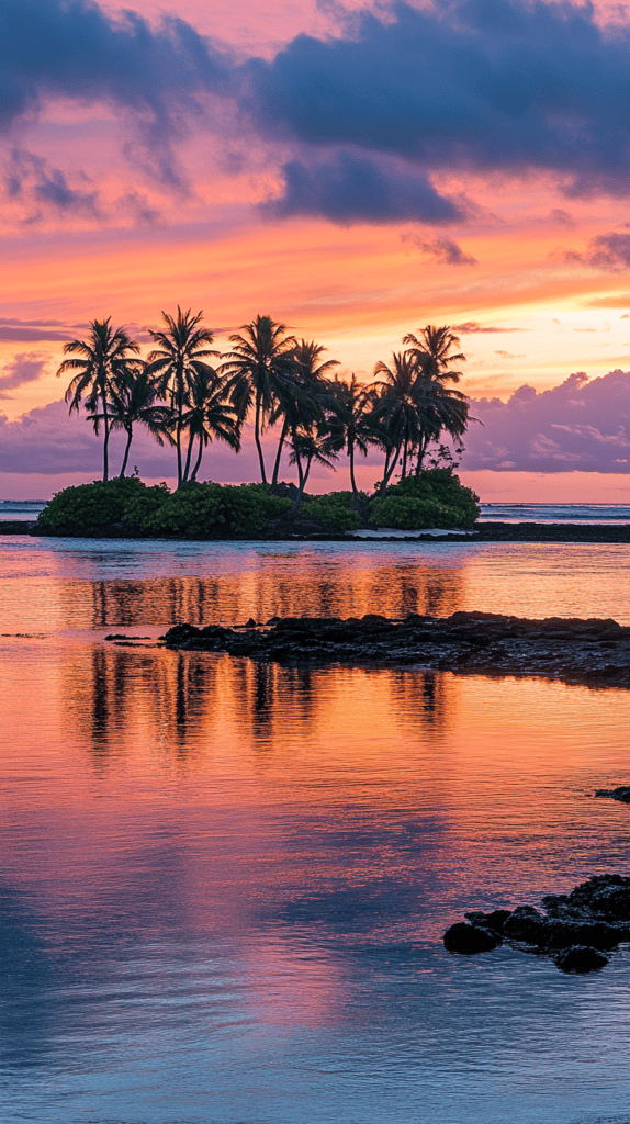 18 Sunset Phone Wallpapers That Elevate Your Screen 35 Island Escape 2