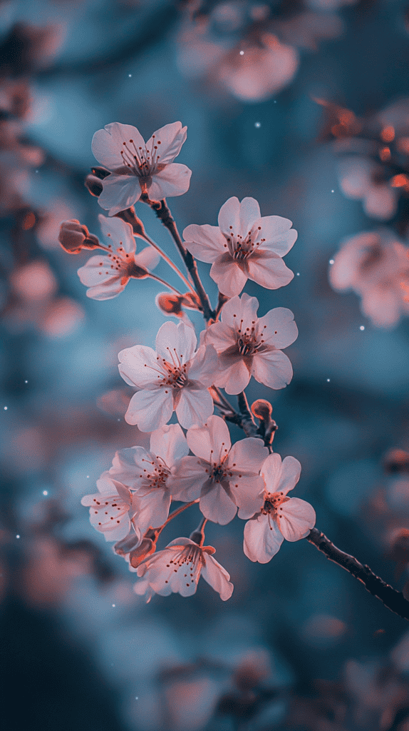 From Dusk Till Dawn: 21 Night-Inspired Wallpapers That Will Illuminate Your Phone 49 Japanese Cherry Blossoms at Night