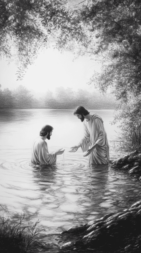 15 Ways to Capture the Essence of Jesus in Your Art 19 Jesus Baptism 2
