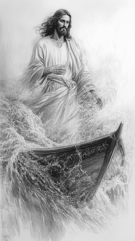 15 Ways to Capture the Essence of Jesus in Your Art 6 Jesus Calming the Storm 3