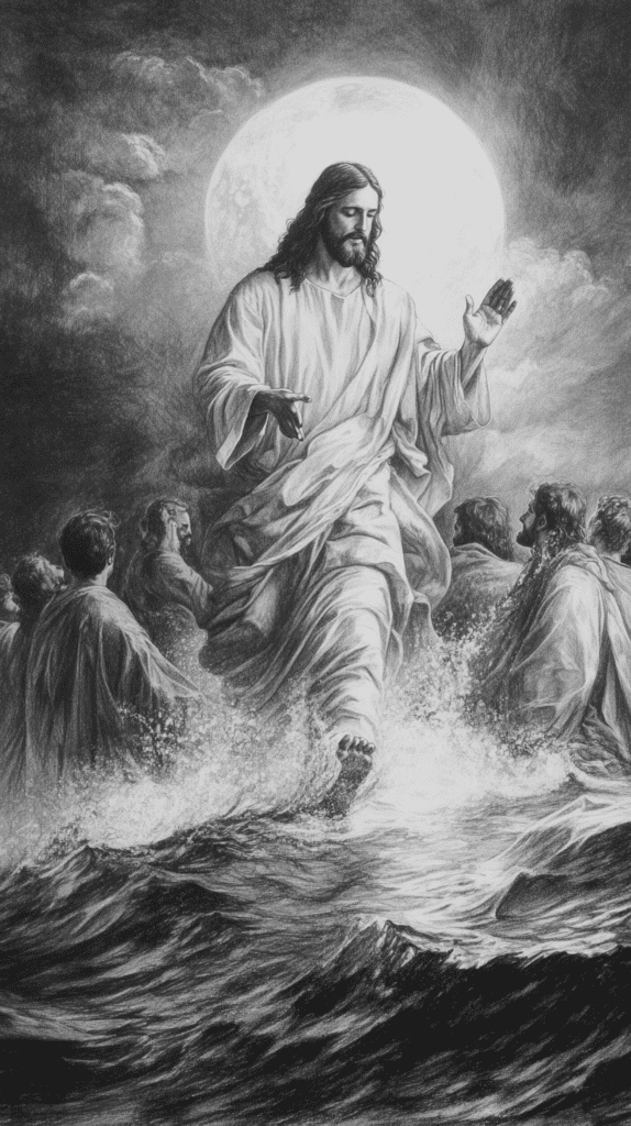 15 Ways to Capture the Essence of Jesus in Your Art 25 Jesus Walking on Water