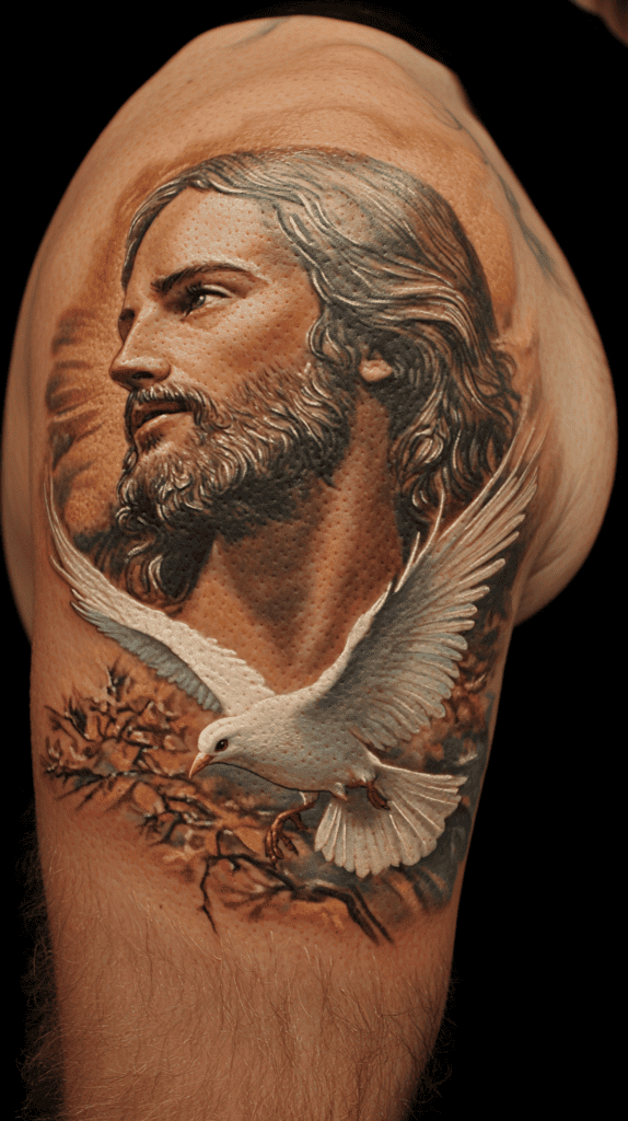 Jesus and the Dove 2