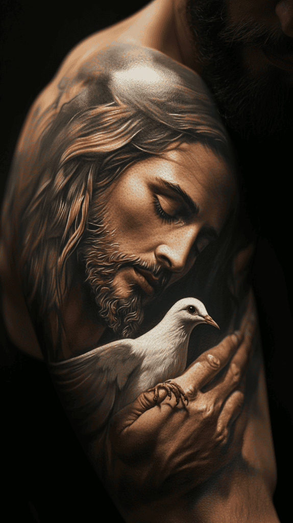Jesus and the Dove