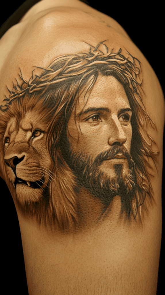 Jesus and the Lion
