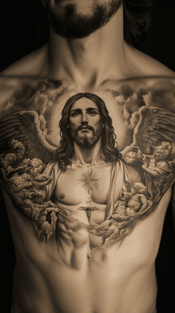 Jesus with Angels 2