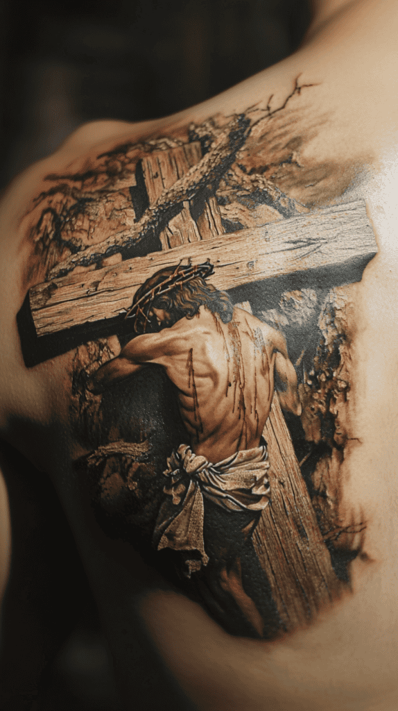 Jesus with the Cross