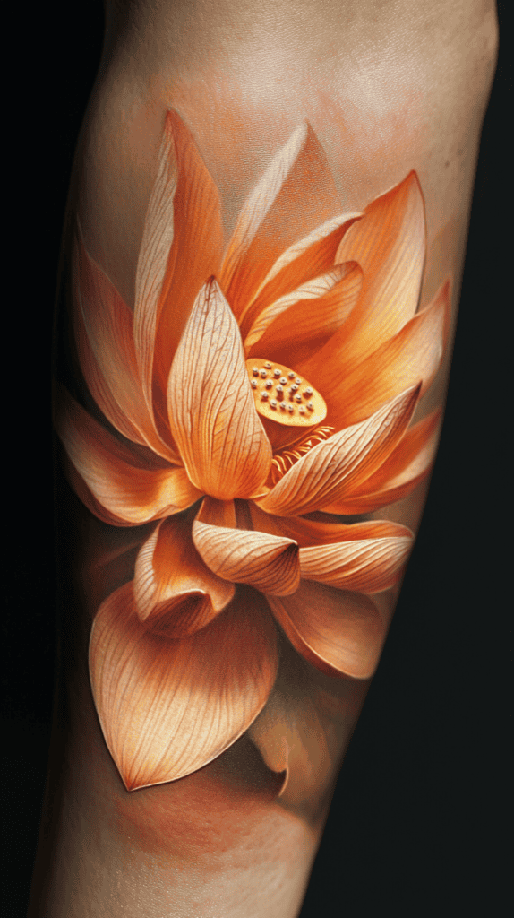 35 Forearm Tattoos for Women Worth Considering 33 Lotus Blossom 3