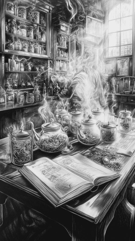 The Magic of Anime: 18 Drawing Ideas That Will Captivate Your Imagination 34 Magical Tea Alchemist 2