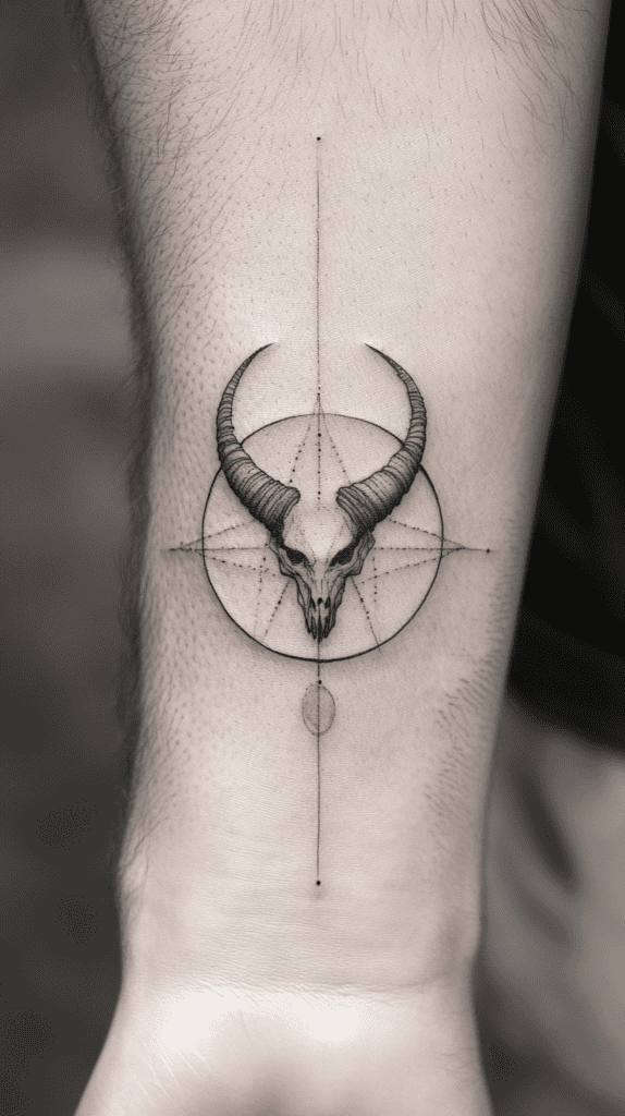 Unleash Your Dark Side: 23 Devilishly Unique Tattoo Ideas for Men 28 Minimalist Devil Symbol