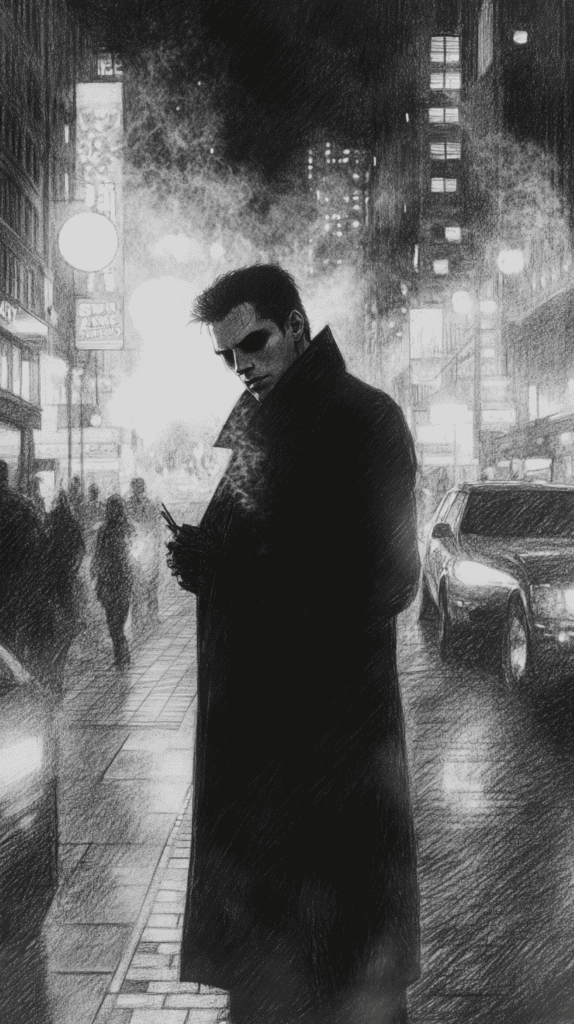 Mystery and Darkness: 17 Vampire Drawing Ideas to Inspire Your Next Masterpiece 7 Modern Vampire in Urban Setting