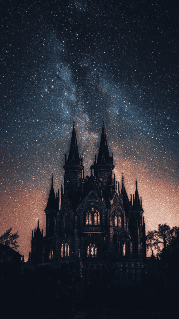 From Dusk Till Dawn: 21 Night-Inspired Wallpapers That Will Illuminate Your Phone 25 Mystical Castle Under the Stars 3
