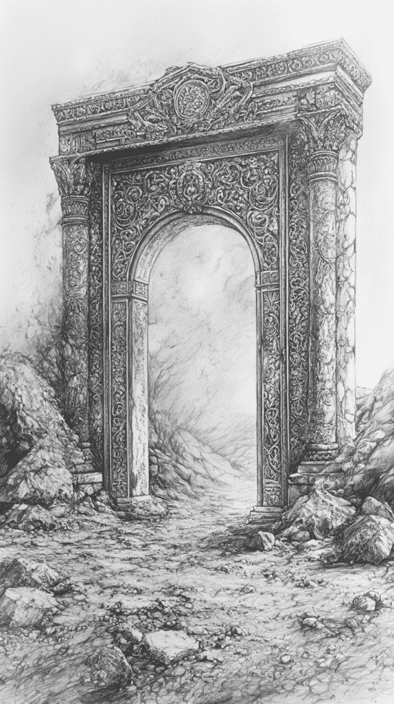 These 30 Trippy Drawing Ideas That Will Revolutionize Your Art 22 Mystical Doorways