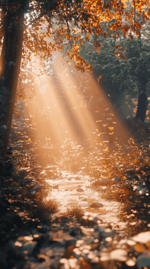 18 Orange Wallpapers to Refresh Your Phone's Look 43 Mystical Forest Glow 2