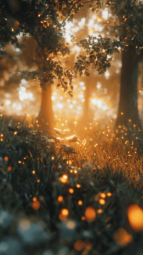 18 Orange Wallpapers to Refresh Your Phone's Look 44 Mystical Forest Glow 3