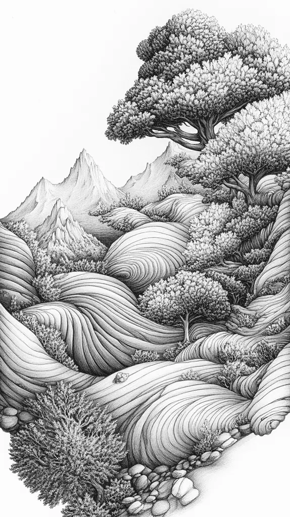 These 30 Trippy Drawing Ideas That Will Revolutionize Your Art 29 Natures Weave 3