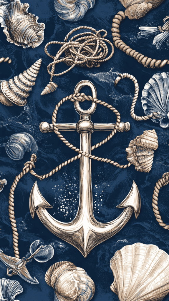 Feeling Blue? 18 Mesmerizing Navy Wallpaper Backgrounds for Your Phone 21 Nautical Charm 2