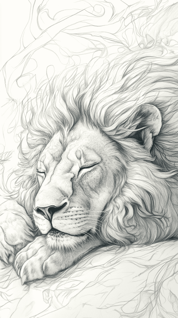 The 19 Animal Drawing Ideas Every Aspiring Artist Should Try 5 Noble Lion in Repose 2