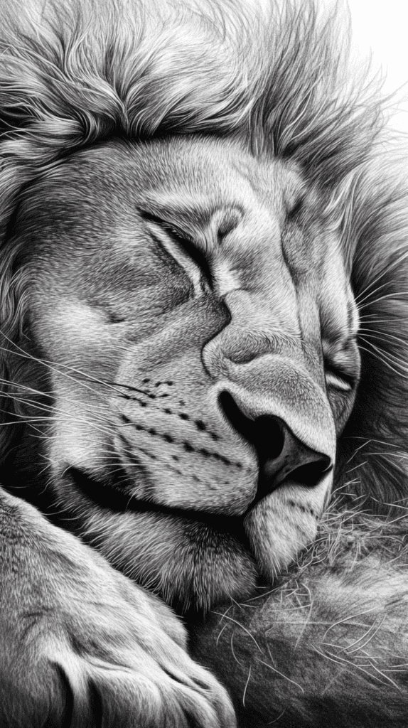 The 19 Animal Drawing Ideas Every Aspiring Artist Should Try 4 Noble Lion in Repose