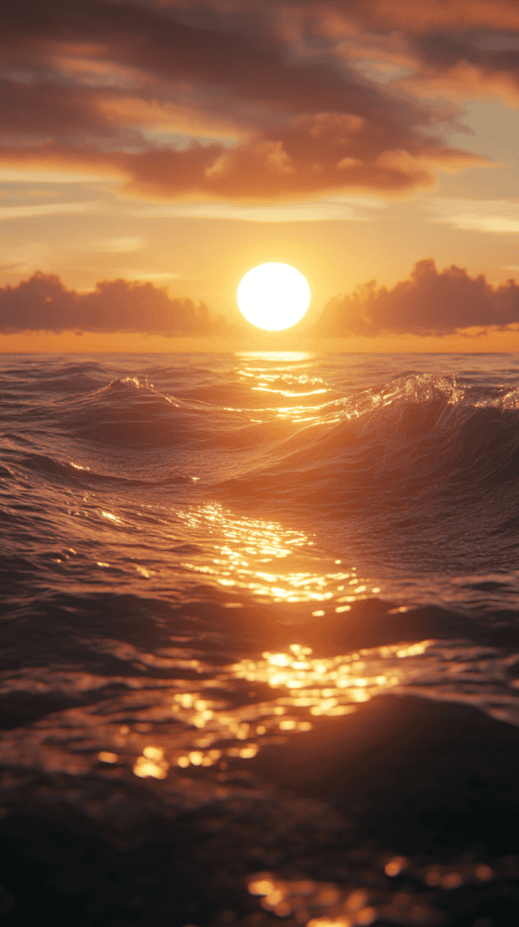 18 Orange Wallpapers to Refresh Your Phone's Look 41 Ocean Sunrise Brilliance 2