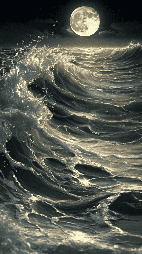 From Dusk Till Dawn: 21 Night-Inspired Wallpapers That Will Illuminate Your Phone 14 Ocean Waves Under the Moonlight