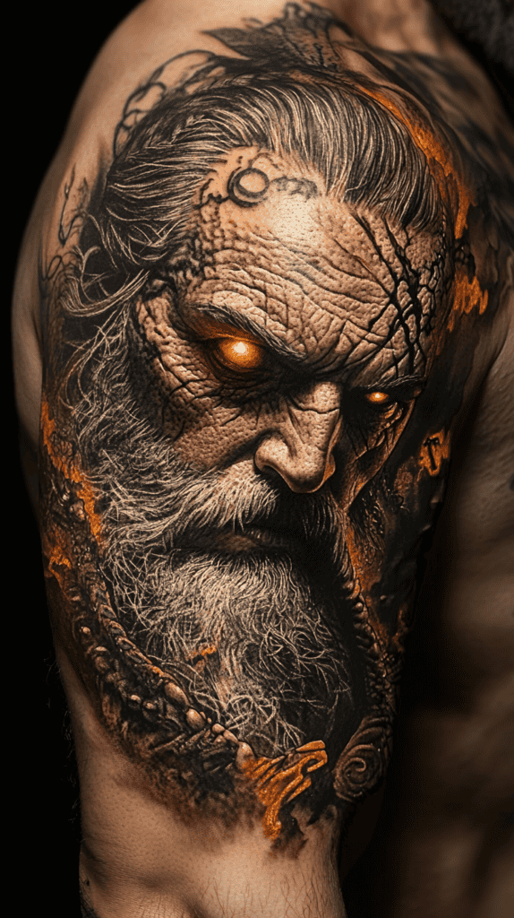 Secrets of the Gods: 23 Divine Tattoo Concepts for the Modern Man 5 Odins Wisdom Eye 2