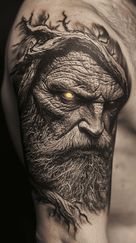 Secrets of the Gods: 23 Divine Tattoo Concepts for the Modern Man 6 Odins Wisdom Eye 3