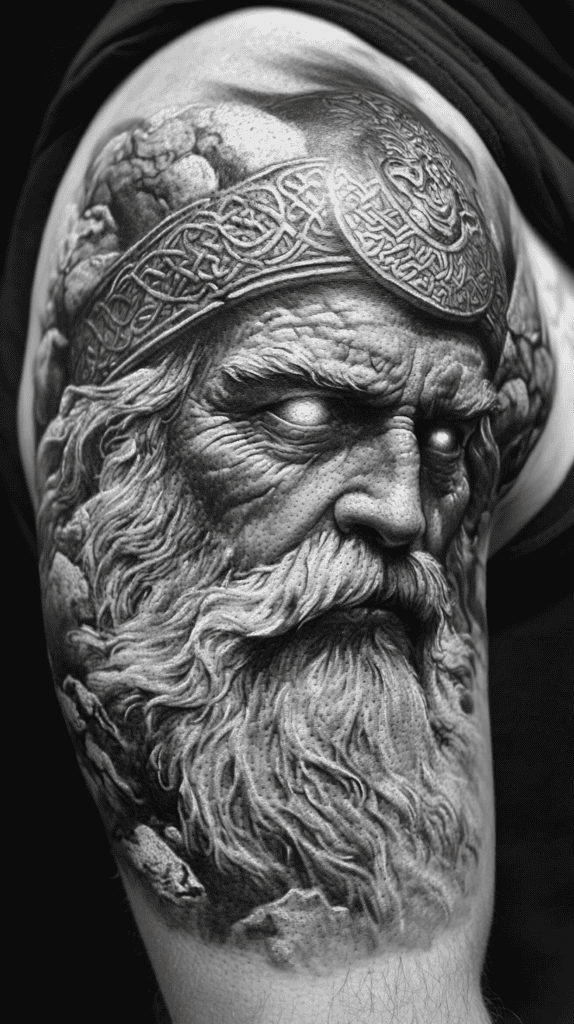 Secrets of the Gods: 23 Divine Tattoo Concepts for the Modern Man 4 Odins Wisdom Eye