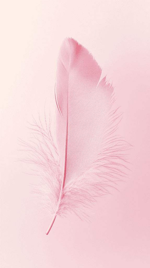 17 Pink Minimalist Phone Wallpapers Worth Downloading 33 Pink Feather 2