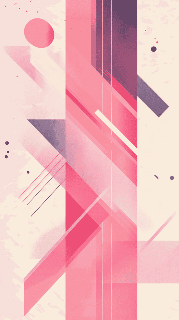 17 Pink Minimalist Phone Wallpapers Worth Downloading 8 Pink Geometric Shapes 2