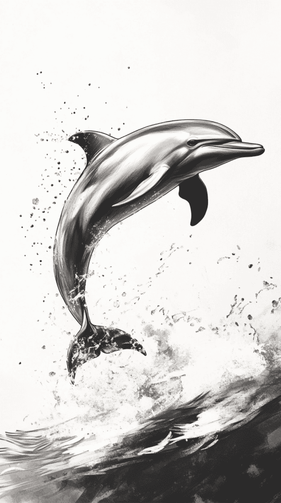 The 19 Animal Drawing Ideas Every Aspiring Artist Should Try 8 Playful Dolphin Leap 3