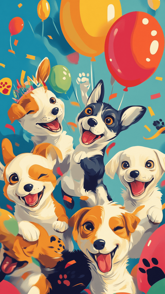 17 Phone Wallpapers That Will Instantly Lift Your Mood 34 Playful Puppy Party 2
