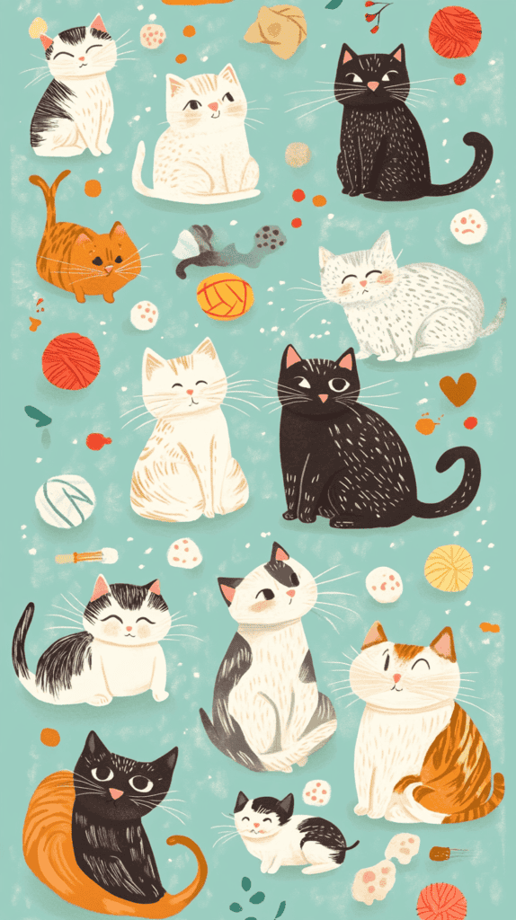 17 Phone Wallpapers That Will Instantly Lift Your Mood 15 Quirky Cat Collection