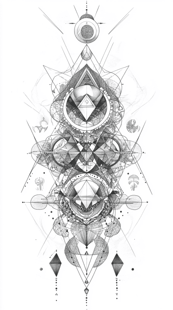 Heavenly Art: 17 God-Inspired Sketch Ideas to Awaken Your Creativity 13 Sacred Geometry 1