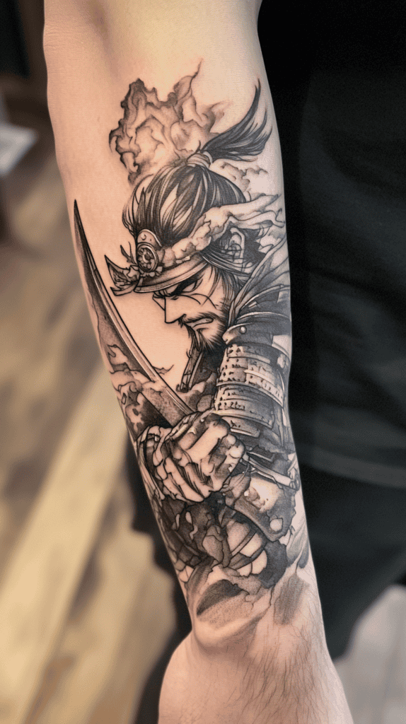 20 Anime-Inspired Tattoo Designs That Speak Without Words 14 Samurai Spirit 2