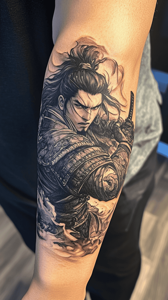 20 Anime-Inspired Tattoo Designs That Speak Without Words 15 Samurai Spirit 3
