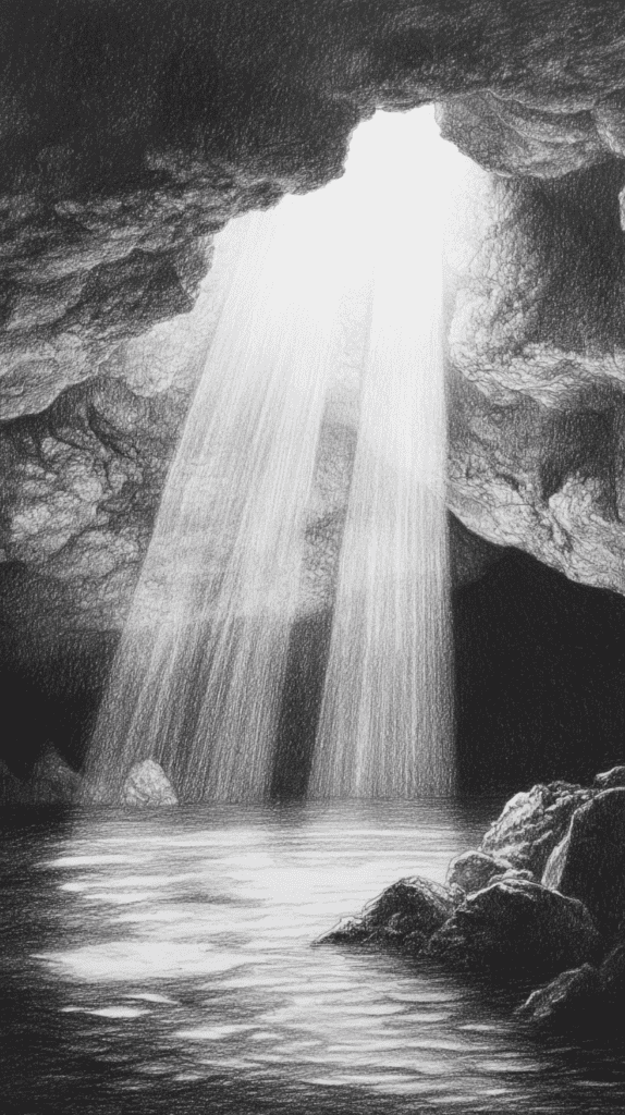 Explore the Depths: 19 Underwater Drawing Ideas You Haven't Tried Yet 34 Silent Underwater Cave