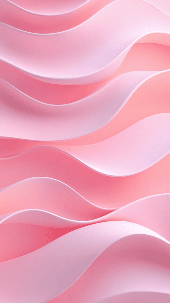 17 Pink Minimalist Phone Wallpapers Worth Downloading 3 Soft Pink Waves 2
