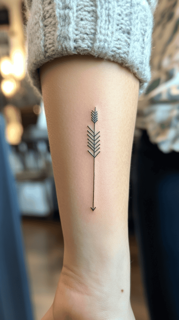 Subtle Arrow Line 3