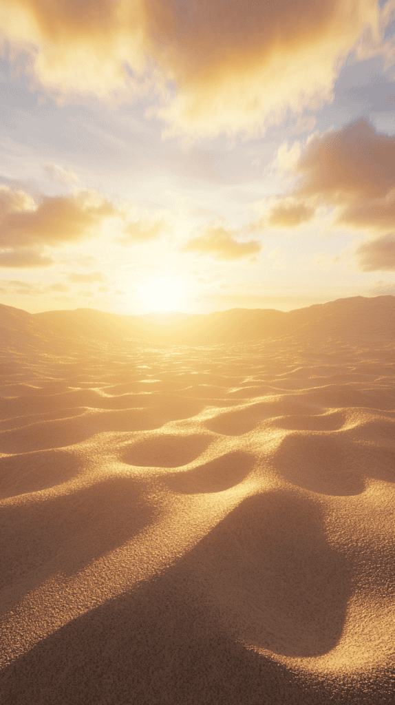 Sunrise Over Golden Sands 2