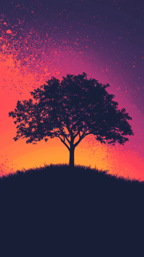 18 Simple Yet Stunning Phone Wallpapers Worth Downloading 19 Sunset Silhouette 2