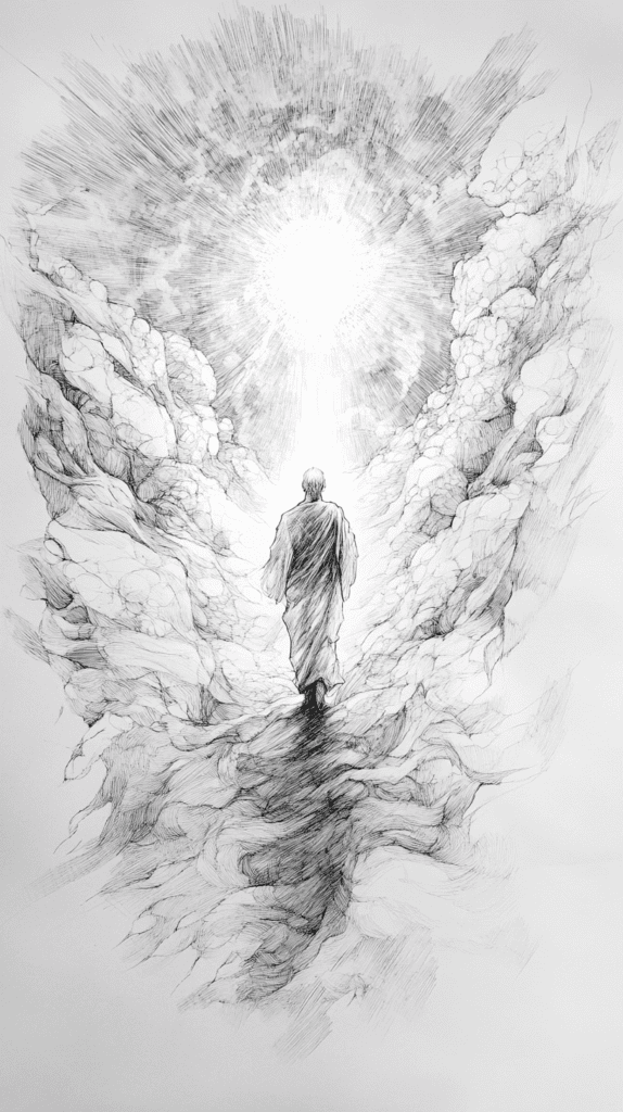Heavenly Art: 17 God-Inspired Sketch Ideas to Awaken Your Creativity 28 The Ascension 3