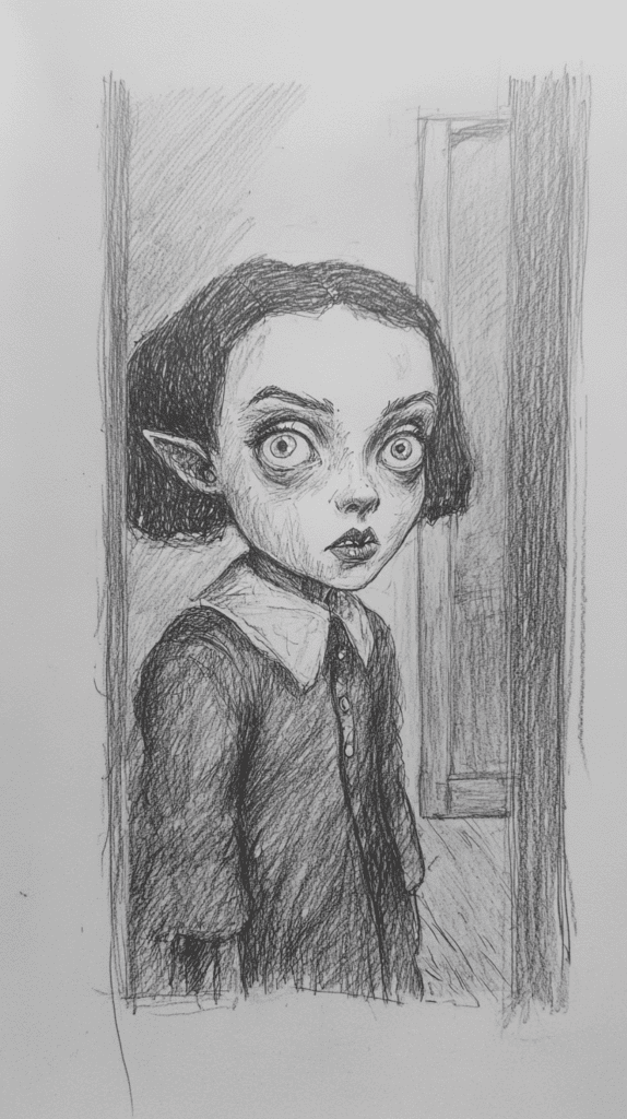Mystery and Darkness: 17 Vampire Drawing Ideas to Inspire Your Next Masterpiece 26 The Child Vampire 3