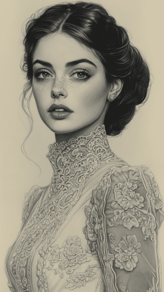 16 Vintage Drawing Ideas That Have Stood the Test of Time 3 The Classic Portrait 2