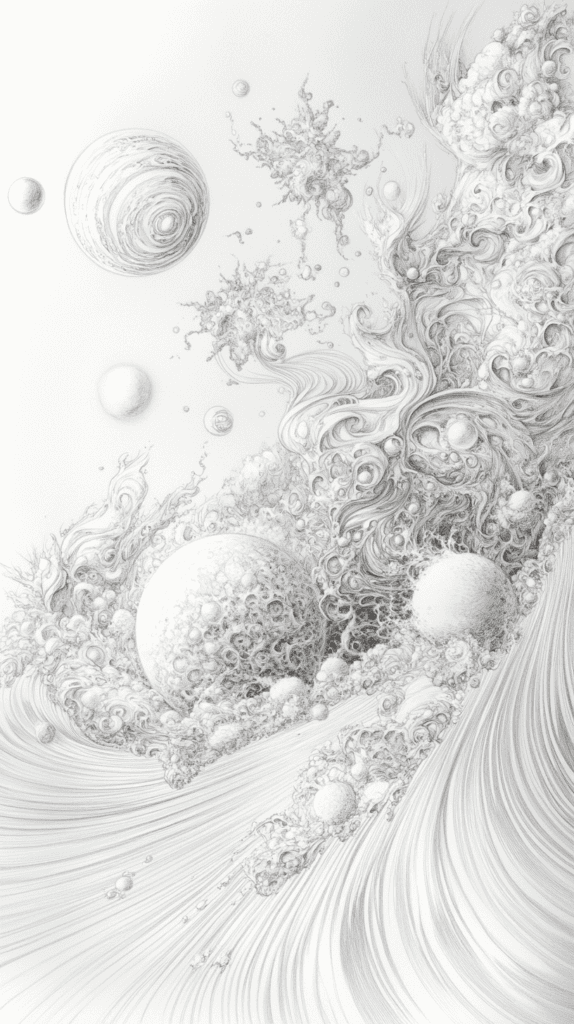 Heavenly Art: 17 God-Inspired Sketch Ideas to Awaken Your Creativity 38 The Cosmic Dance 2