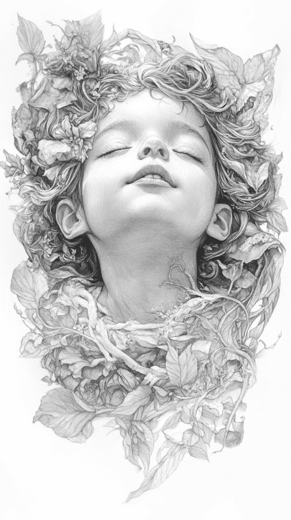 Heavenly Art: 17 God-Inspired Sketch Ideas to Awaken Your Creativity 43 The Divine Child 2