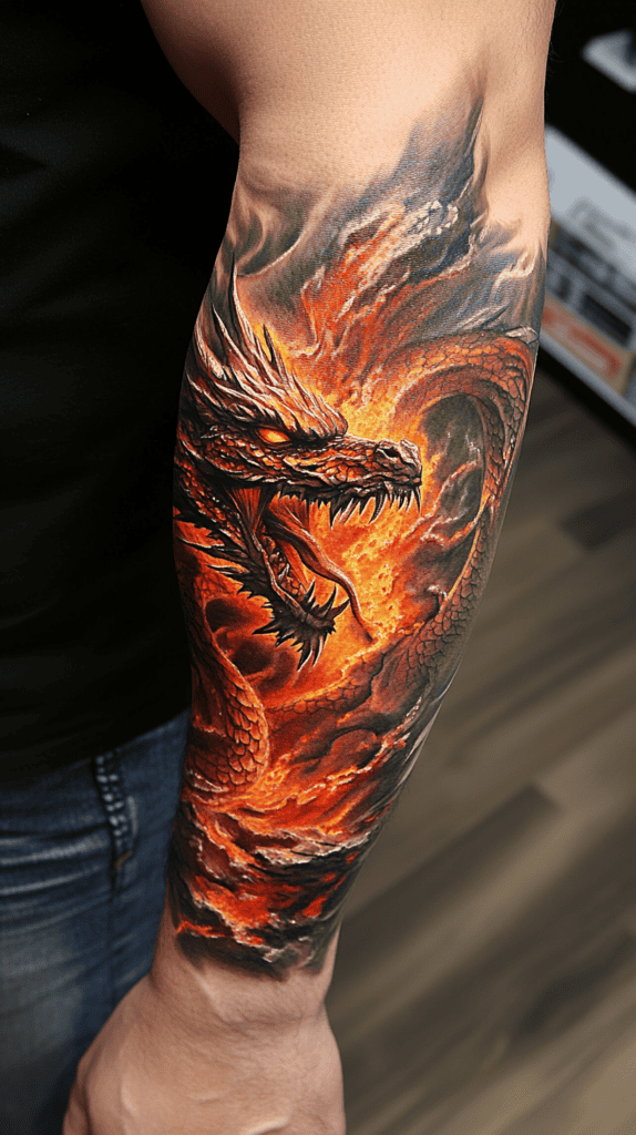 The Fiery Volcanic Dragon 2