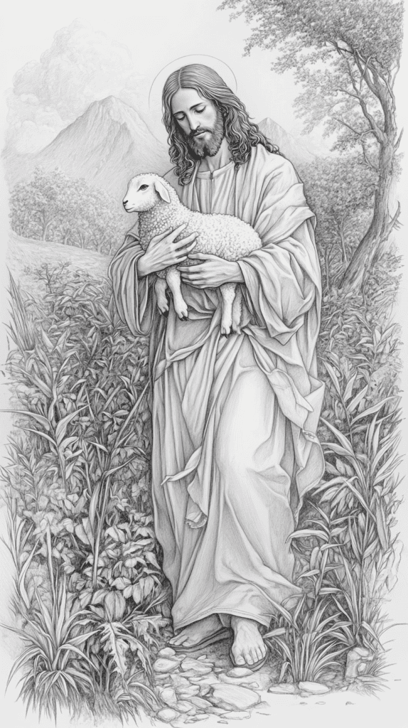 15 Ways to Capture the Essence of Jesus in Your Art 8 The Good Shepherd 2